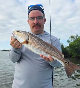 Jimmy caught his 1st Redfish along with many other 1st today 