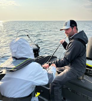 Hooked on Lake Michigan action!