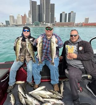 Productive day fishing the legendary waters of Lake Michigan.