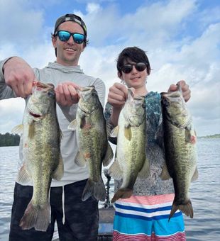 Great bass fishing success in Madisonville TX!