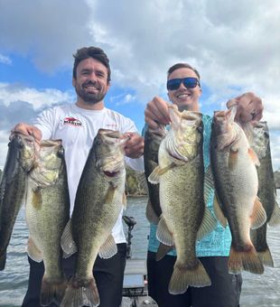 Multiple bass hauled in during Madisonville TX fishing trip!