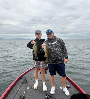 Nice smallmouth bass using drift fishing technique today!