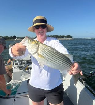 Experience the excitement of striped bass fishing in Lake Texoma, Oklahoma, one of the nation's top destinations for big stripers.