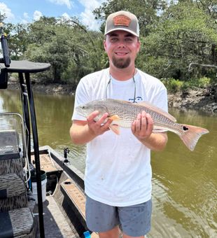 Nice Ludowici redfish coming to the boat!
