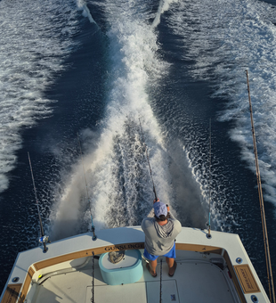 Exciting deep sea adventure with multiple techniques. Clear conditions made for perfect fishing at 679 Beach Blvd.