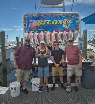Nice red snapper from today's deep sea adventure in Biloxi!