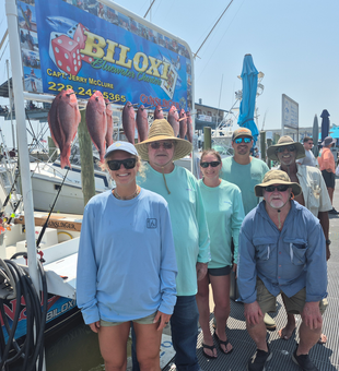 A day of epic fishing in Biloxi MS - reeling in two big red snapper!