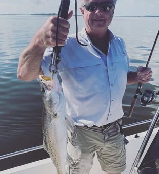 Beautiful speckled trout from Apalachicola waters!