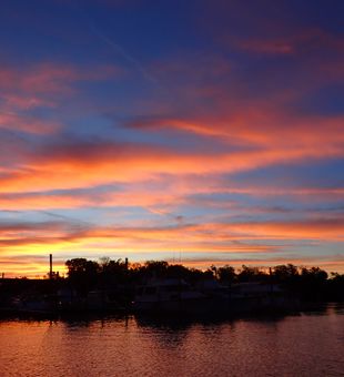Sunset views from Crystal River waters