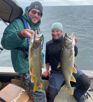 Double Lake Trout success in Nipigon waters!