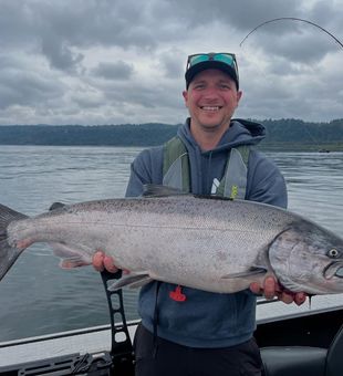 Large Salmon and a Big Smile -Portland, OR.