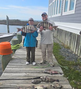 Sheepshead limit reached! All smiles new friends