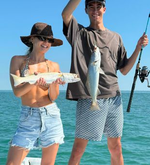 Double speckled trout success in Islamorada!