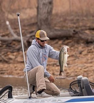Big largemouth bass catch!
