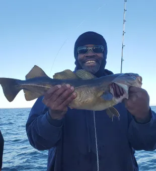 Smiling with a solid cod!