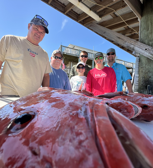 Nice catch! Clear conditions made for an exciting day on the water.
