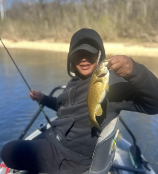 Nice smallmouth bass from North Fork River!