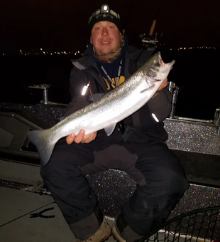 Steelhead success after dark! 🌙🎣