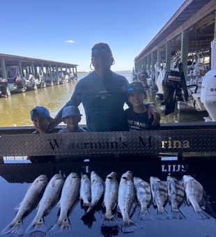 Great action Galveston Bay

