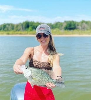 Let the Crappies come! Lake Texoma fun fishing!