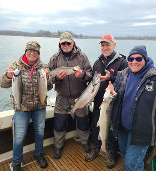 Trout and Salmons haul  - Lake Ontario
