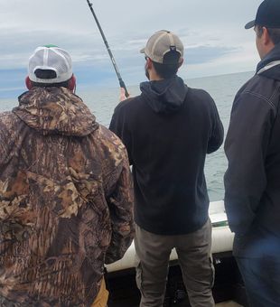 Fish on Brother! - Lake Ontario

