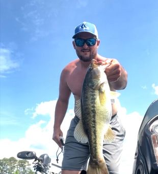 Calm river, big catches.