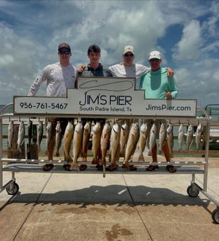 Solid South Padre Island redfish and trout lineup