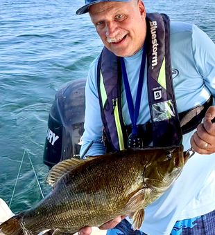 Lake Erie local fish size.
