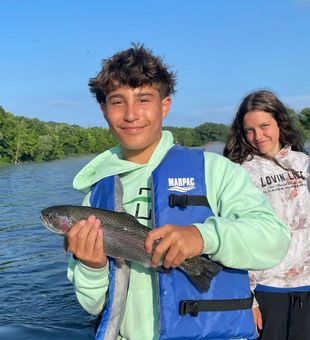 Beautiful rainbow trout from Branson MO waters!