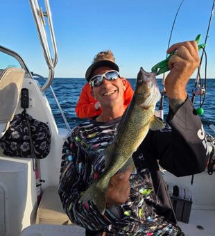 Nice Dunkirk walleye caught on the water!