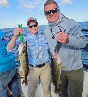 Double walleye success in Dunkirk NY waters!