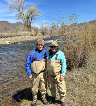 Fly fishing fun on a partly cloudy day in Provo!
