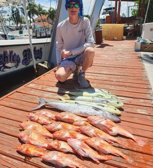 King mackerel and vermilion rockfish from Pompano Beach waters!