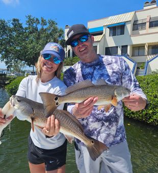 Husband and wife bonding in Sarasota, FL.