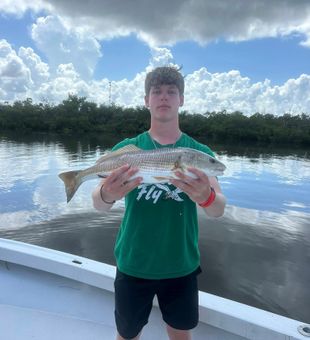 First cast, first catch. Definitely not the last.