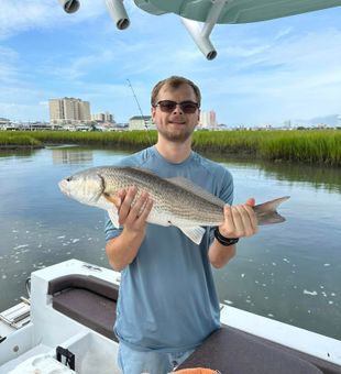 Red Drum Catch in Myrtle Beach SC fishing Charters