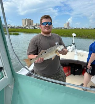 Red fish Catch in Myrtle Beach SC fishing trips