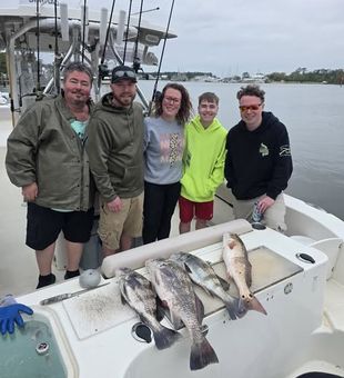 Introduce your children to the excitement of fishing with a Gulf Shores inshore charter designed for all ages.