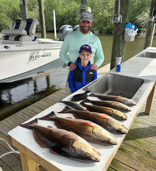 Fresh Louisiana redfish ready for the table!