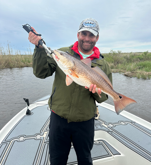 Beautiful Louisiana redfish from St. Bernard waters!
