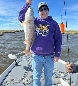 Redfish Catch of the Day! - St Bernard, LA.