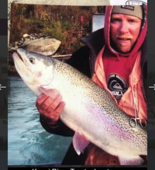 Kenai River giant rainbow trout!