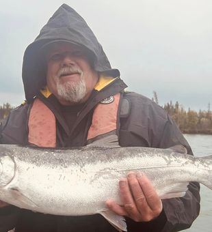 Scout Lake silver salmon!