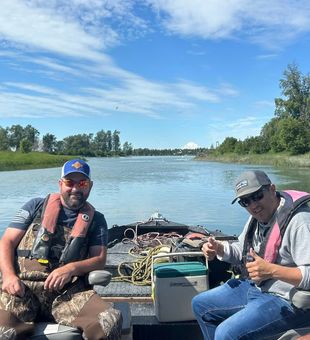 Beautiful Kenai River day with the crew!