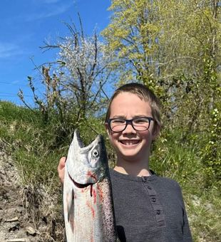 Beautiful Kenai chinook salmon making memories on the water!