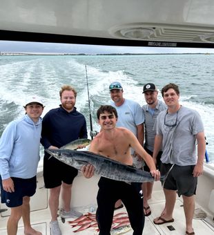 Great spring troll bite today out of Destin Pass.
