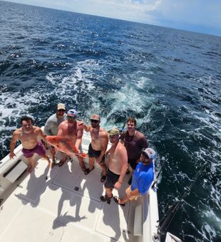 Red snapper success in Fort Walton Beach waters!