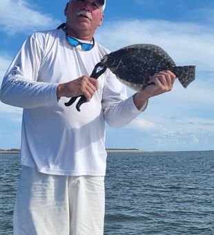 Caught a Flounder today in Kiawah island