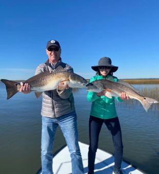 Hooked Plenty of Large Redfish Mount Pleasant, SC